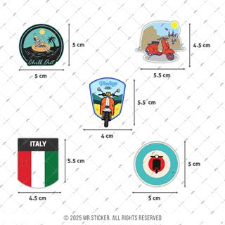 BDLS17 Küçük Boy 10lu Sticker Seti