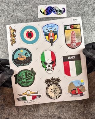 BDLS17 Küçük Boy 10lu Sticker Seti