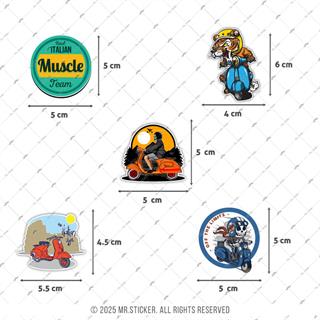 BDLS21 Küçük Boy 10lu Sticker Seti