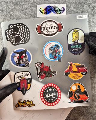 BDLS22 Küçük Boy 10lu Sticker Seti