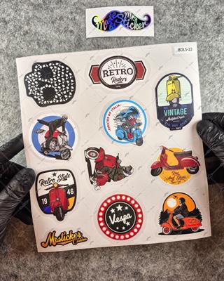 BDLS22 Küçük Boy 10lu Sticker Seti