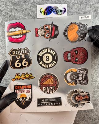 BDLS23 Küçük Boy 10lu Sticker Seti