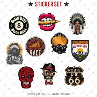 BDLS23 Küçük Boy 10lu Sticker Seti