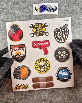 BDLS24 Küçük Boy 10lu Sticker Seti