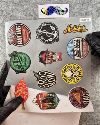 BDLS25 Küçük Boy 10lu Sticker Seti