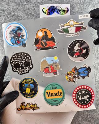 BDLS26 Küçük Boy 10lu Sticker Seti