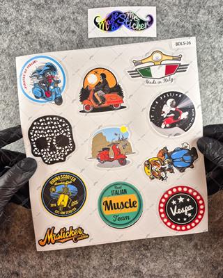 BDLS26 Küçük Boy 10lu Sticker Seti