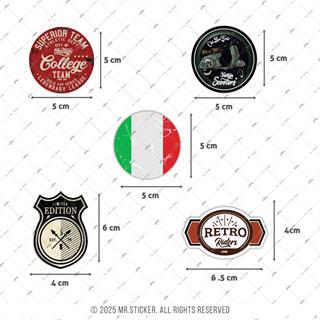 BDLS27 Küçük Boy 10lu Sticker Seti