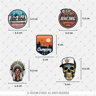 BDLS28 Küçük Boy 10lu Sticker Seti