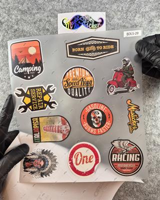 BDLS29 Küçük Boy 10lu Sticker Seti