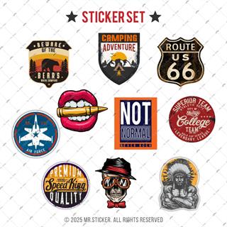 BDLS32 Küçük Boy 10lu Sticker Seti