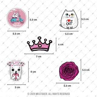 BDLS33 Küçük Boy 10lu Sticker Seti