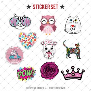 BDLS33 Küçük Boy 10lu Sticker Seti