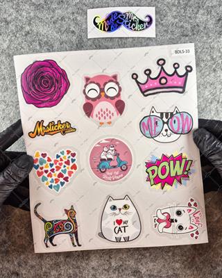 BDLS33 Küçük Boy 10lu Sticker Seti
