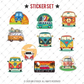 BDLS34 Küçük Boy 10lu Sticker Seti