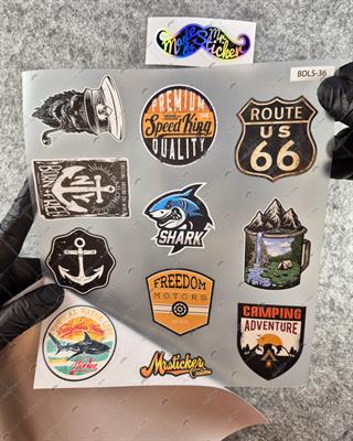 BDLS36 Küçük Boy 10lu Sticker Seti