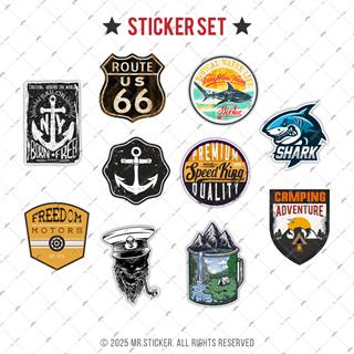 BDLS36 Küçük Boy 10lu Sticker Seti