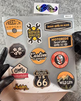 BDLS37 Küçük Boy 10lu Sticker Seti