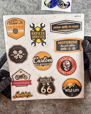 BDLS37 Küçük Boy 10lu Sticker Seti