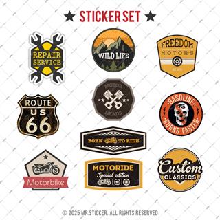 BDLS37 Küçük Boy 10lu Sticker Seti