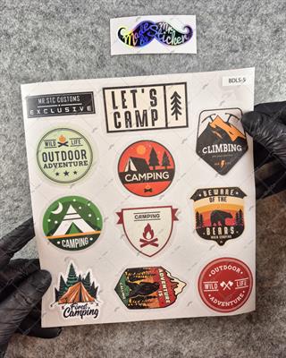 BDLS5 Küçük Boy 10lu Sticker Seti