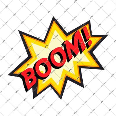 CEX3 Boom Cizgi Roman Efekti Etiketi