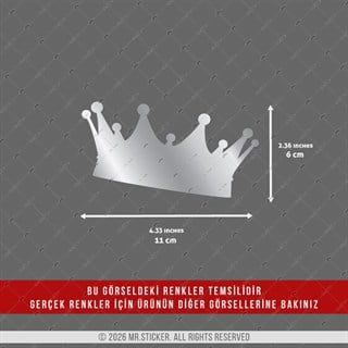 CHR3 Krom Seri Kral Tacı Etiketi