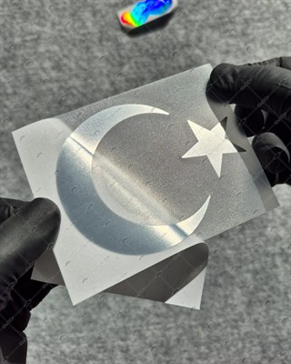CHR6 Krom Seri Ay Yıldız Etiketi