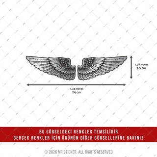 CHR9 Krom Seri Kanat Etiketi