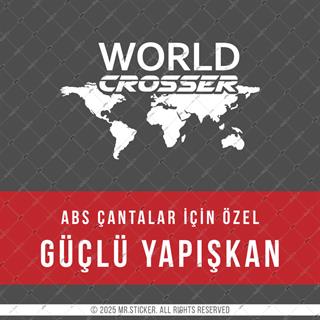 CSE1 World Crosser (Dunyayi Gezen) Yazili Etiket - YÜKSEK YAPIŞKANLI