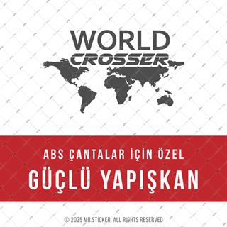 CSE1 World Crosser (Dunyayi Gezen) Yazili Etiket - YÜKSEK YAPIŞKANLI