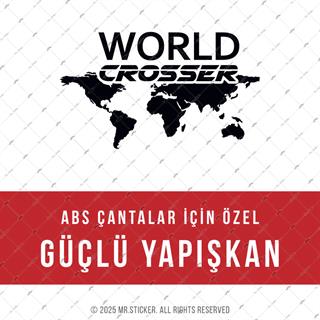 CSE1 World Crosser (Dunyayi Gezen) Yazili Etiket - YÜKSEK YAPIŞKANLI