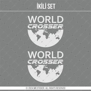 CSE10S İkili Set - World Crosser (Dunyayi Gezen) Etiketi - Mat Gumus Gri