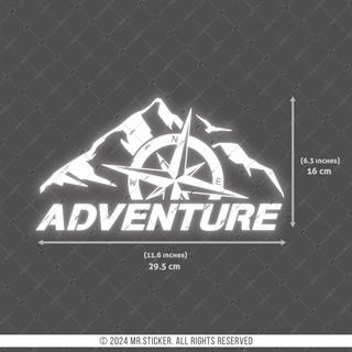 CSE13 Reflektif Adventure Yazılı Sticker