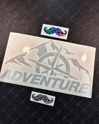 CSE13 Reflektif Adventure Yazılı Sticker