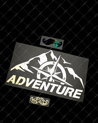 CSE13 Reflektif Adventure Yazılı Sticker