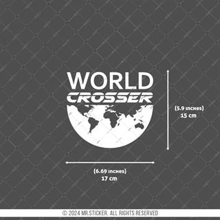 CSE17 Reflektif World Crosser (Dunyayi Gezen) Etiketi