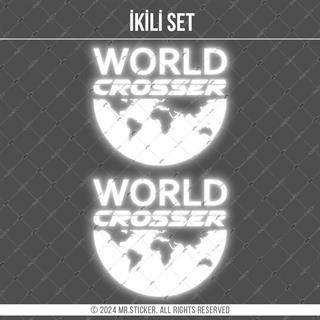 CSE17S İkili Set - Reflektif World Crosser (Dunyayi Gezen) Etiketi