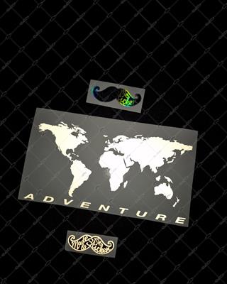 CSE18 Reflektif Basitlestirilmis Dunya Haritası