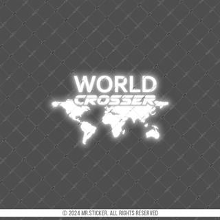 CSE19 Reflektif World Crosser (Dunyayi Gezen) Yazili Etiket