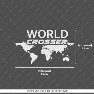 CSE19S İkili Set - Reflektif World Crosser (Dunyayi Gezen) Yazili Etiket