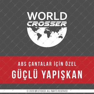 CSE2 World Crosser (Dunyayi Gezen) Yazili Etiket - - YÜKSEK YAPIŞKANLI