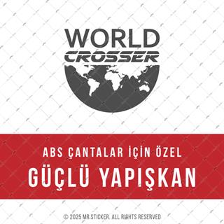 CSE2 World Crosser (Dunyayi Gezen) Yazili Etiket - - YÜKSEK YAPIŞKANLI