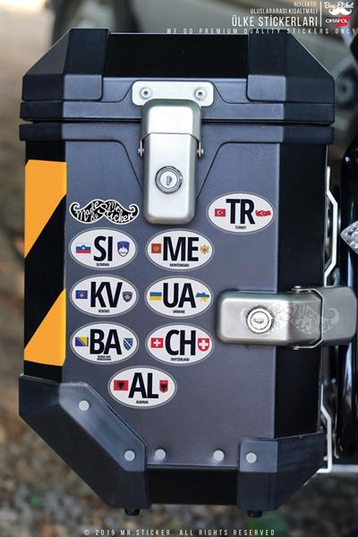 CSE26 Moldovya (MD) Reflektif Ulke Etiketi