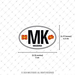 CSE27 Makedonya (MK) Reflektif Ulke Etiketi