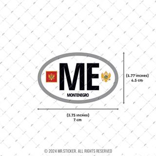 CSE28 Karadag (ME) Reflektif Ulke Etiketi