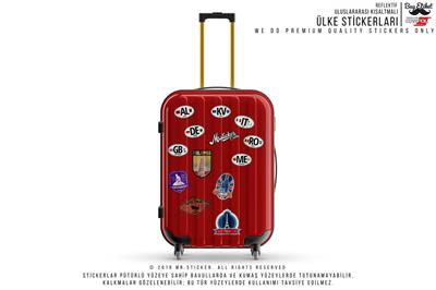 CSE28 Karadag (ME) Reflektif Ulke Etiketi