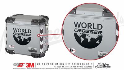 CSE2S İkili Set - World Crosser (Dunyayi Gezen) Yazili Etiket - Mat Siyah