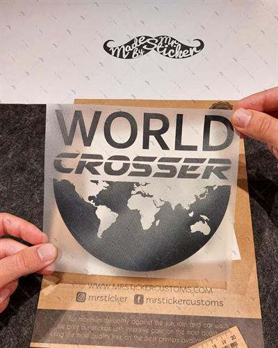 CSE2S İkili Set - World Crosser (Dunyayi Gezen) Yazili Etiket - Mat Siyah