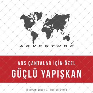CSE3 Detayli Kesim Dunya Haritasi - YÜKSEK YAPIŞKANLI